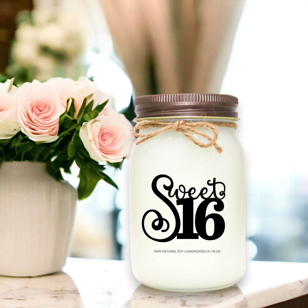 Sweet Sixteen Birthday Candle