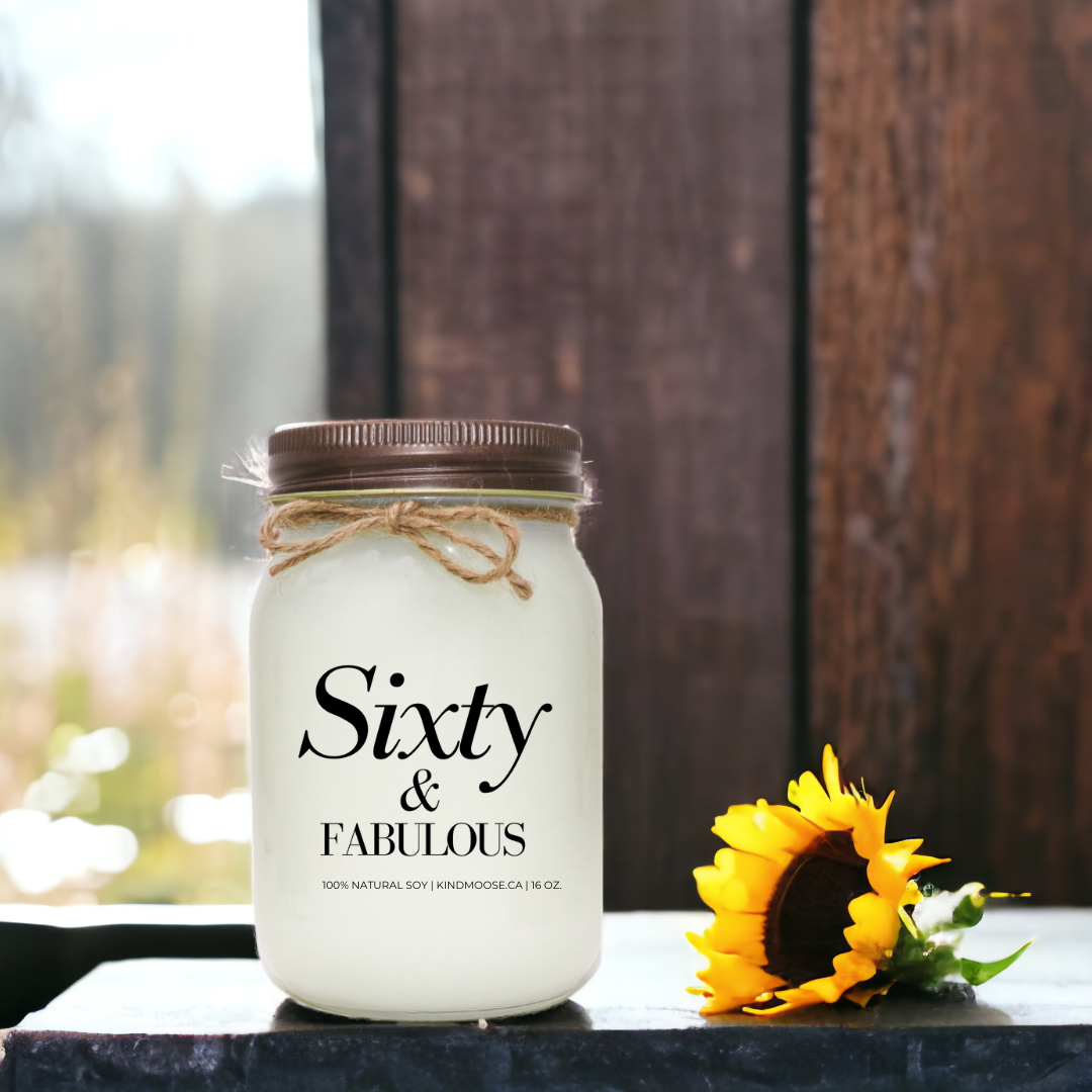 Sixty and Fabulous (60th Birthday Candle)