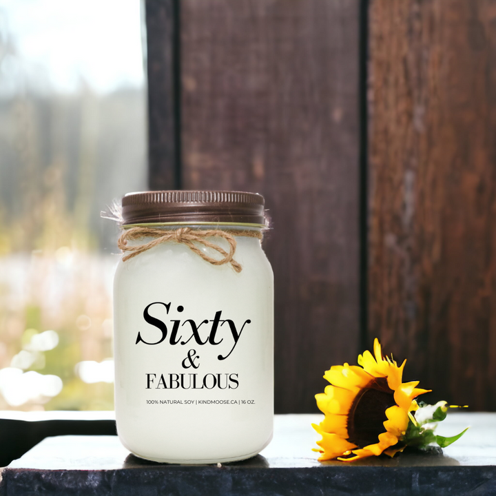 Sixty and Fabulous (60th Birthday Candle)