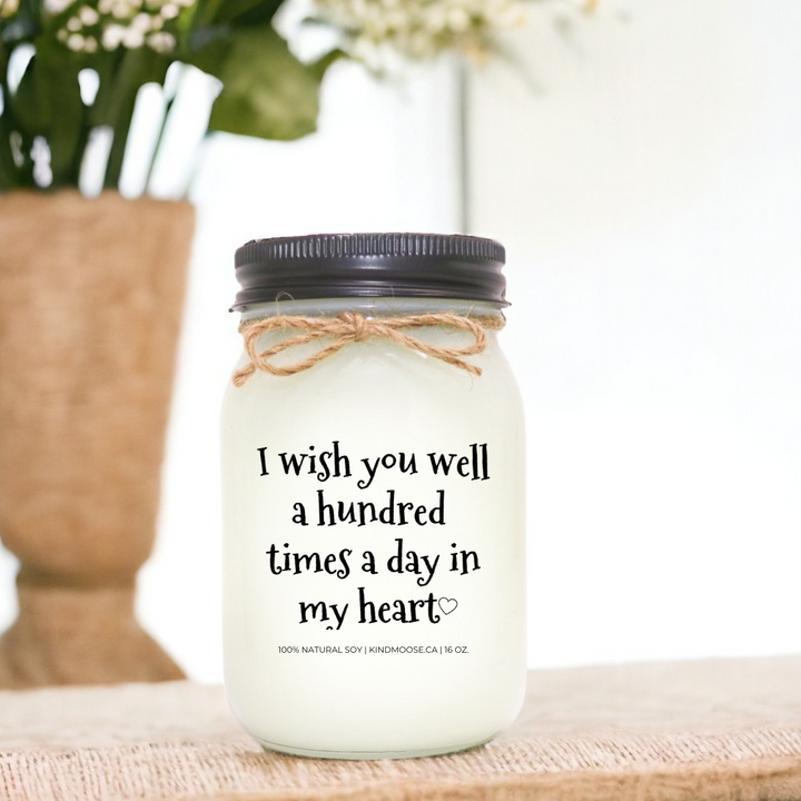 I Wish You Well a Hundred Times a Day in my Heart