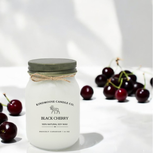 BLACK CHERRY Soy Wax Candle 16 oz