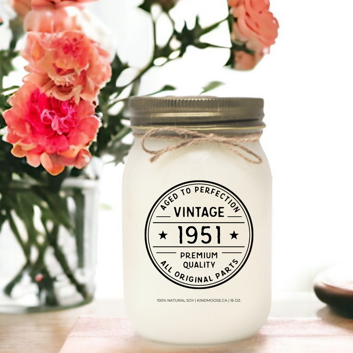 Aged to Perfection - Customizable Birthday Candle