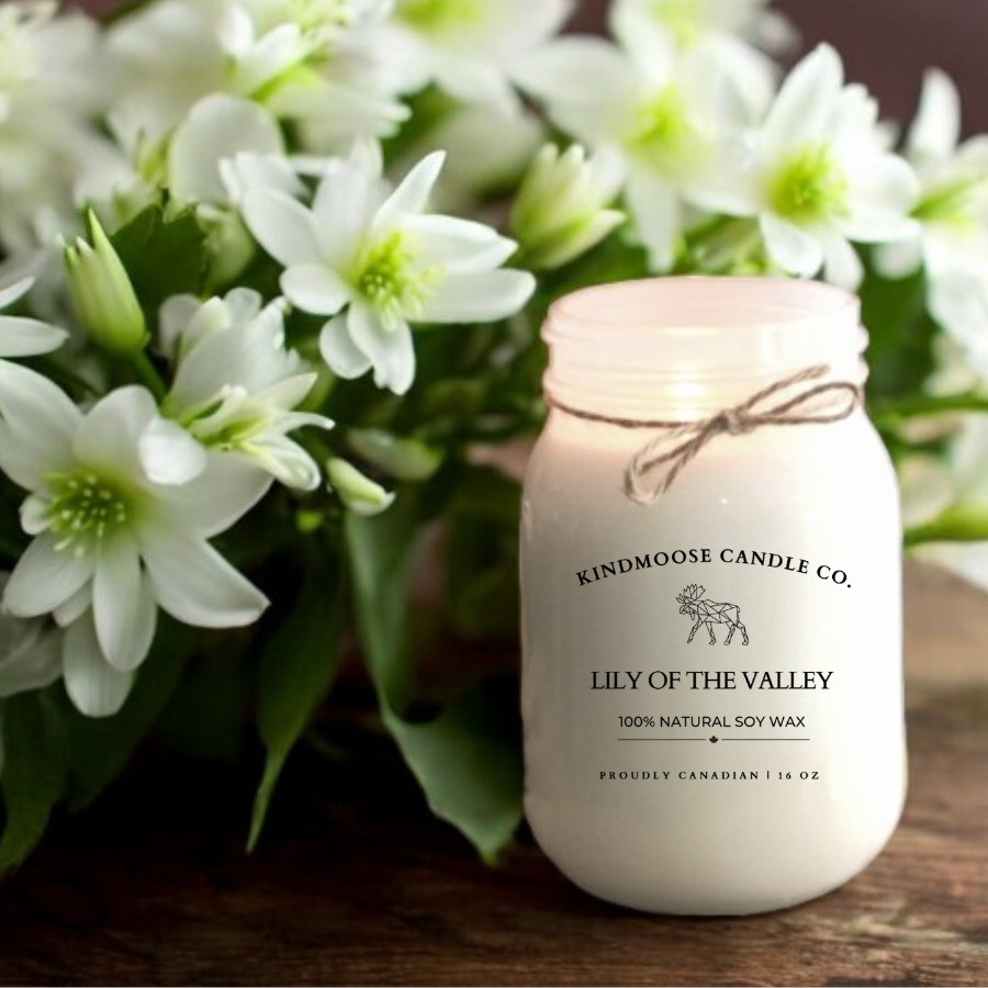 LILY OF THE VALLEY Soy Wax Candle 16 oz