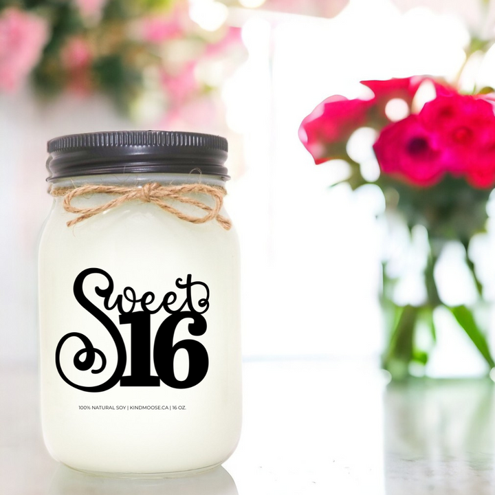 Sweet Sixteen Birthday Candle