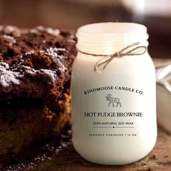 HOT FUDGE BROWNIE Soy Wax Candle 16 oz