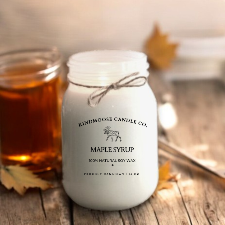 MAPLE SYRUP Soy Wax Candle 16 oz