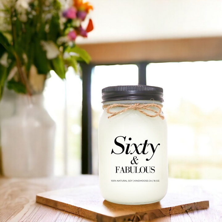 Sixty and Fabulous (60th Birthday Candle)