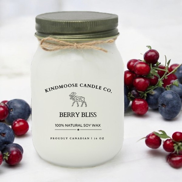 BERRY BLISS Soy Wax Candle 16 oz