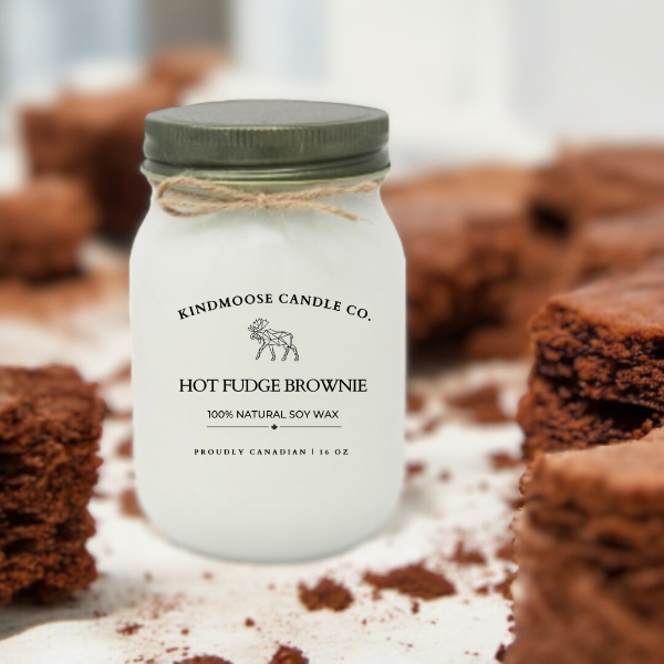 HOT FUDGE BROWNIE Soy Wax Candle 16 oz