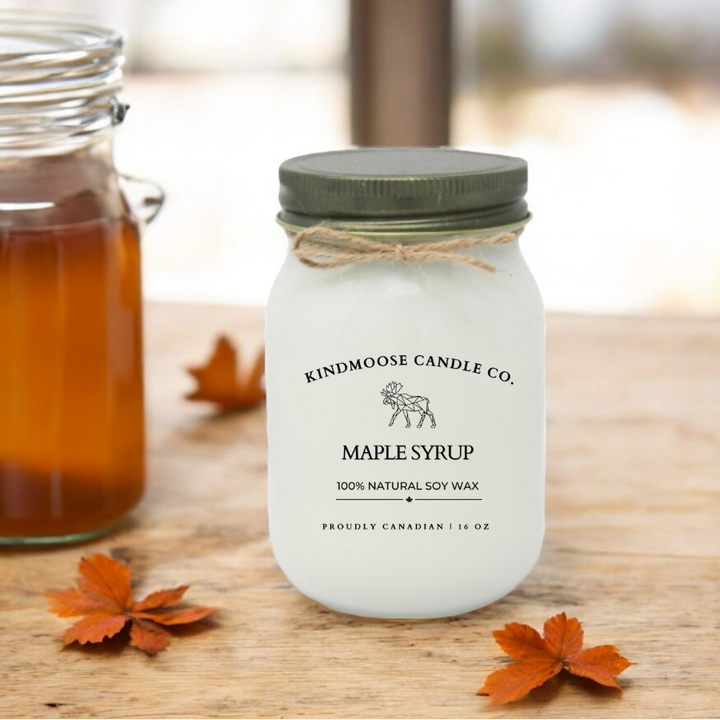 MAPLE SYRUP Soy Wax Candle 16 oz