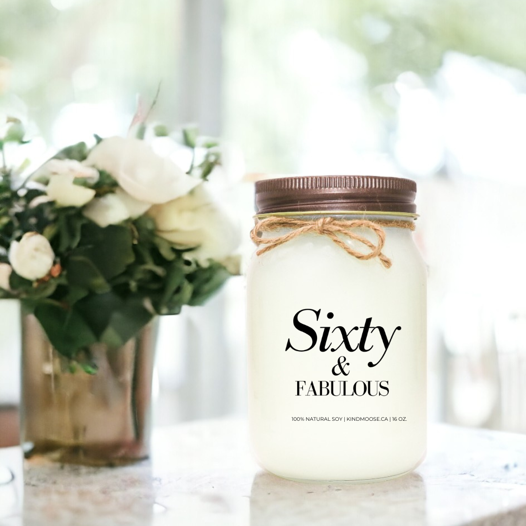Sixty and Fabulous (60th Birthday Candle)