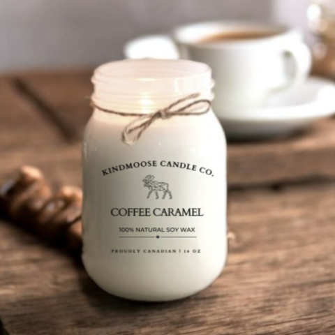 SOLD OUT -Coffee Caramel Soy Wax Candle 16 oz