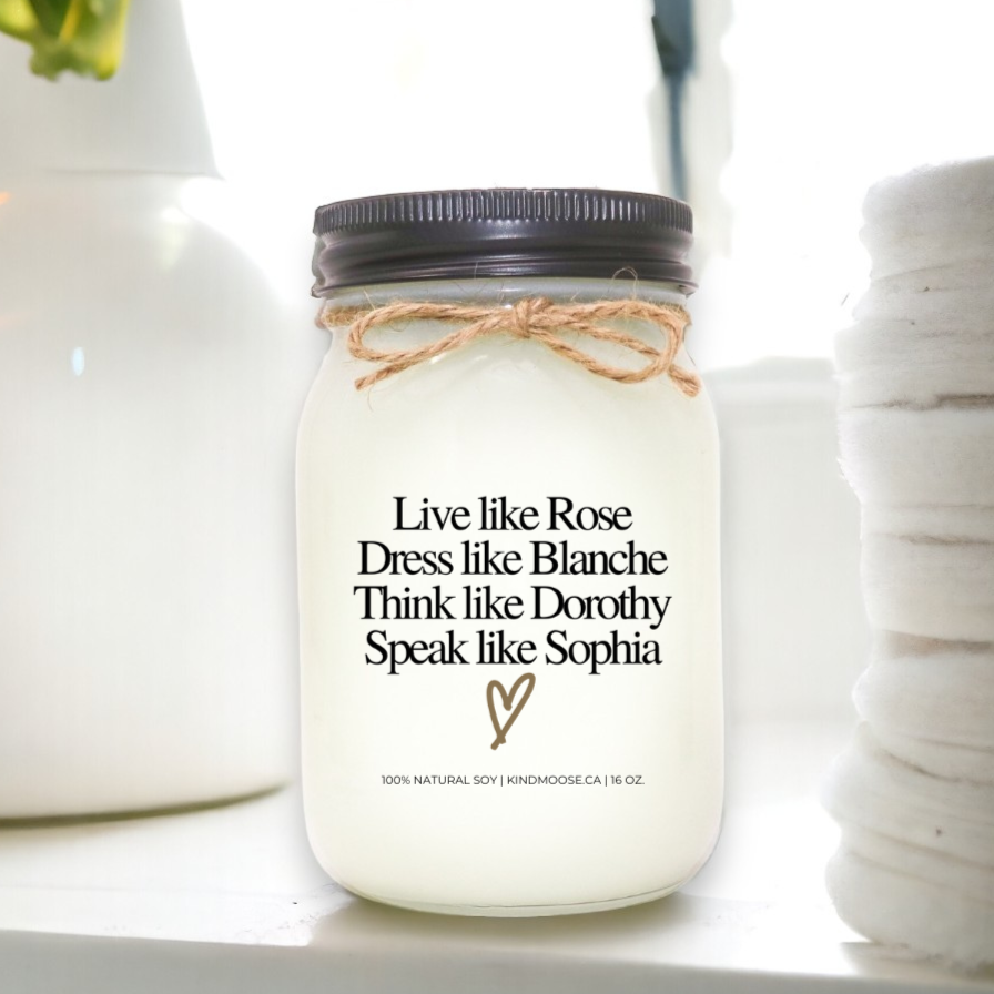 16 oz Scented Soy Candle in Mason Jar - Black  Lid - Choose from a variety of scents