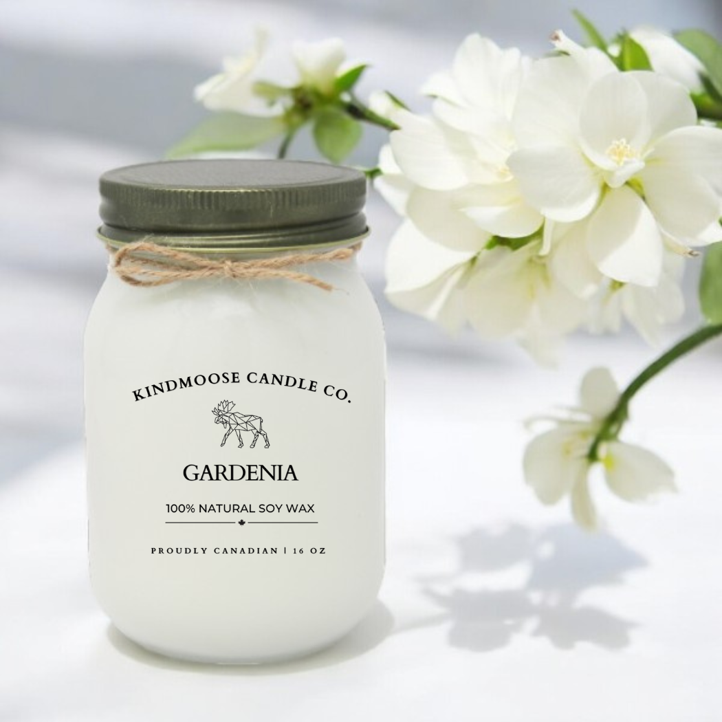 GARDENIA Soy Wax Candle 16 oz