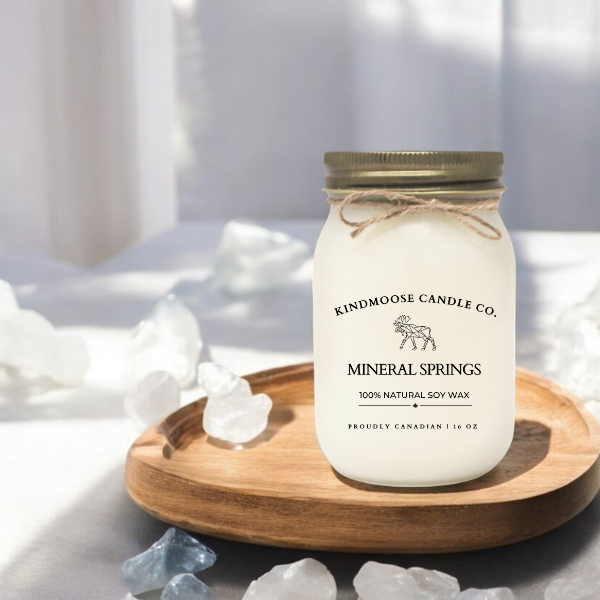 MINERAL SPRING Soy Wax Candle 16 oz