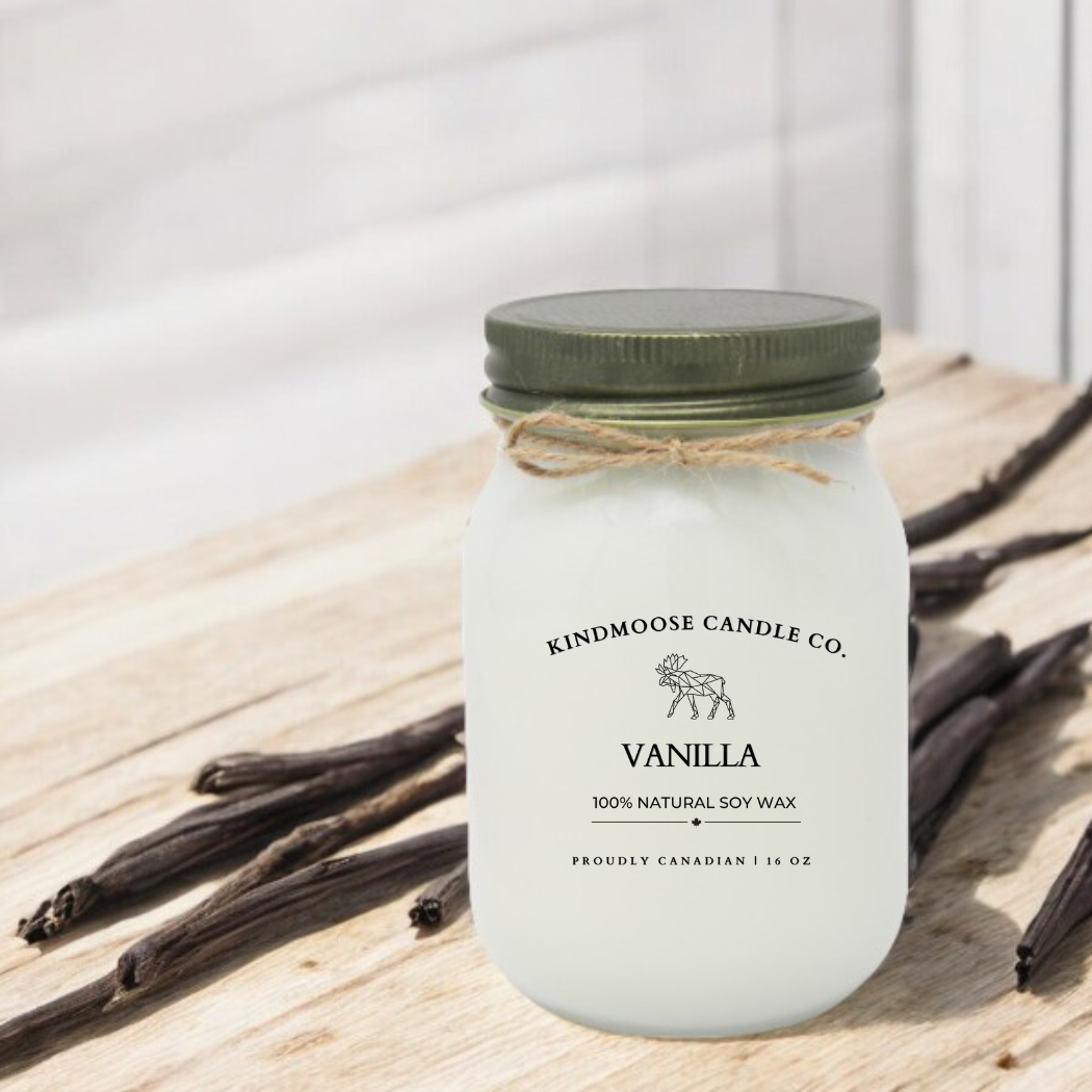 VANILLA Soy Wax Candle 16 oz