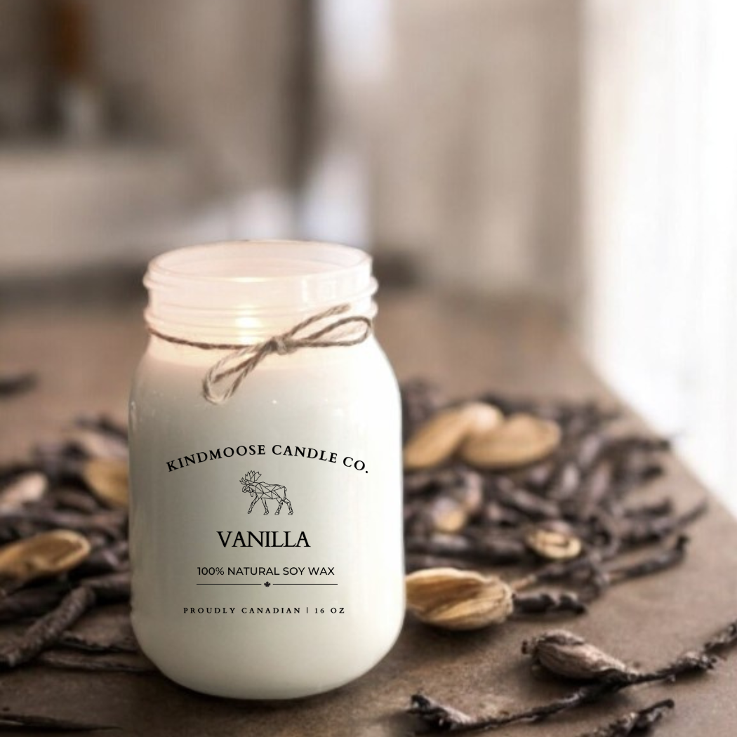 VANILLA Soy Wax Candle 16 oz