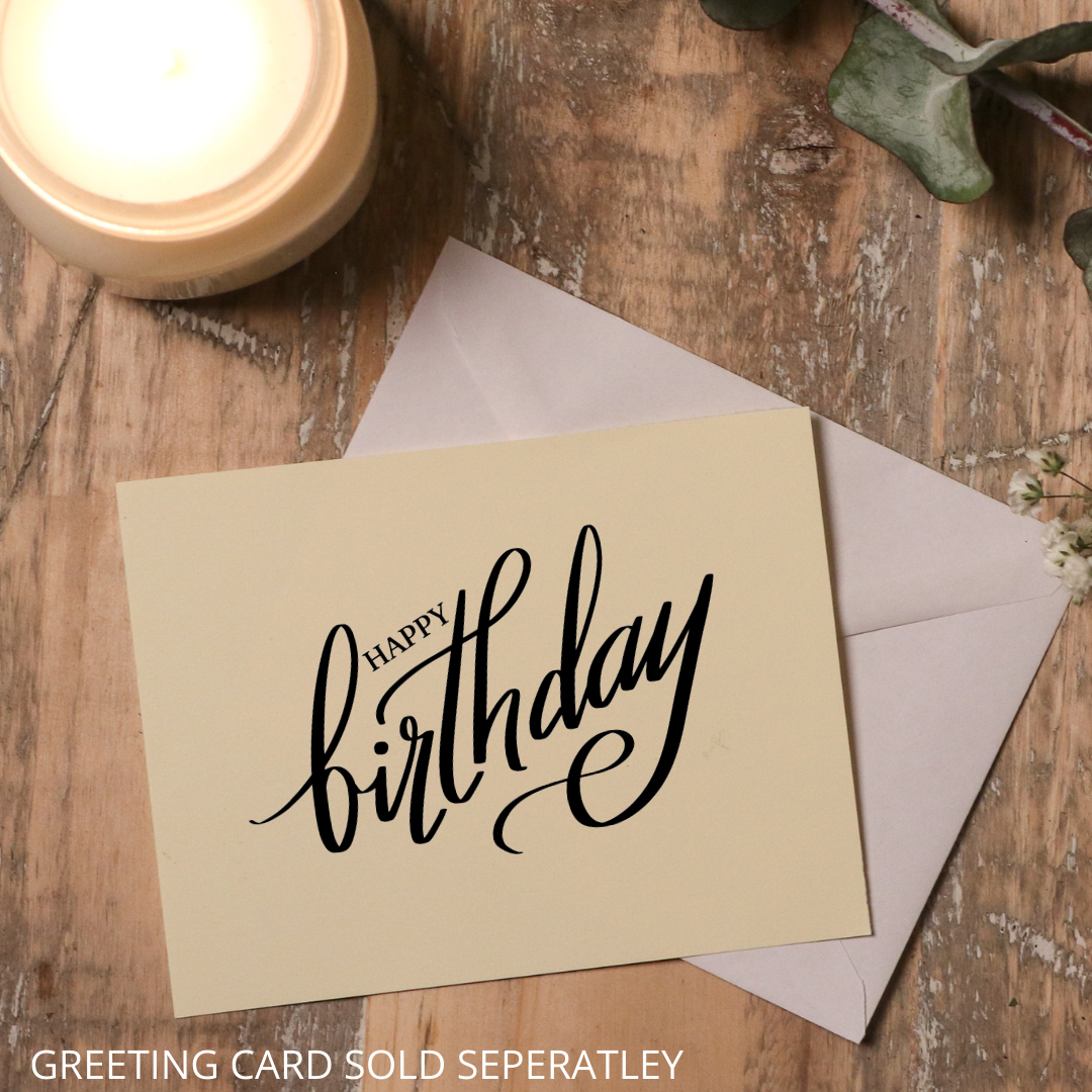 KINDMOOSE CANDLE CO 16 oz Candle Birthday - Limited Edition, Aged to Perfection (Customized)