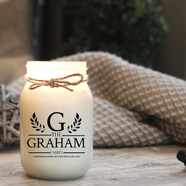 KINDMOOSE CANDLE CO 16 oz Candle The "Customized" Family