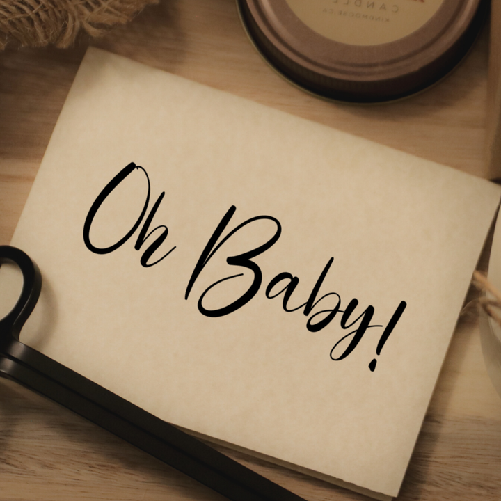 KINDMOOSE CANDLE CO Oh Baby Oh Baby! - Greeting Card