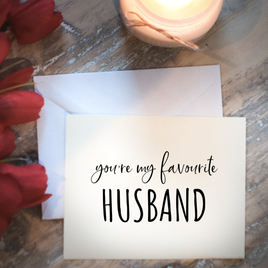 KINDMOOSE CANDLE CO You're My Favourite Husband