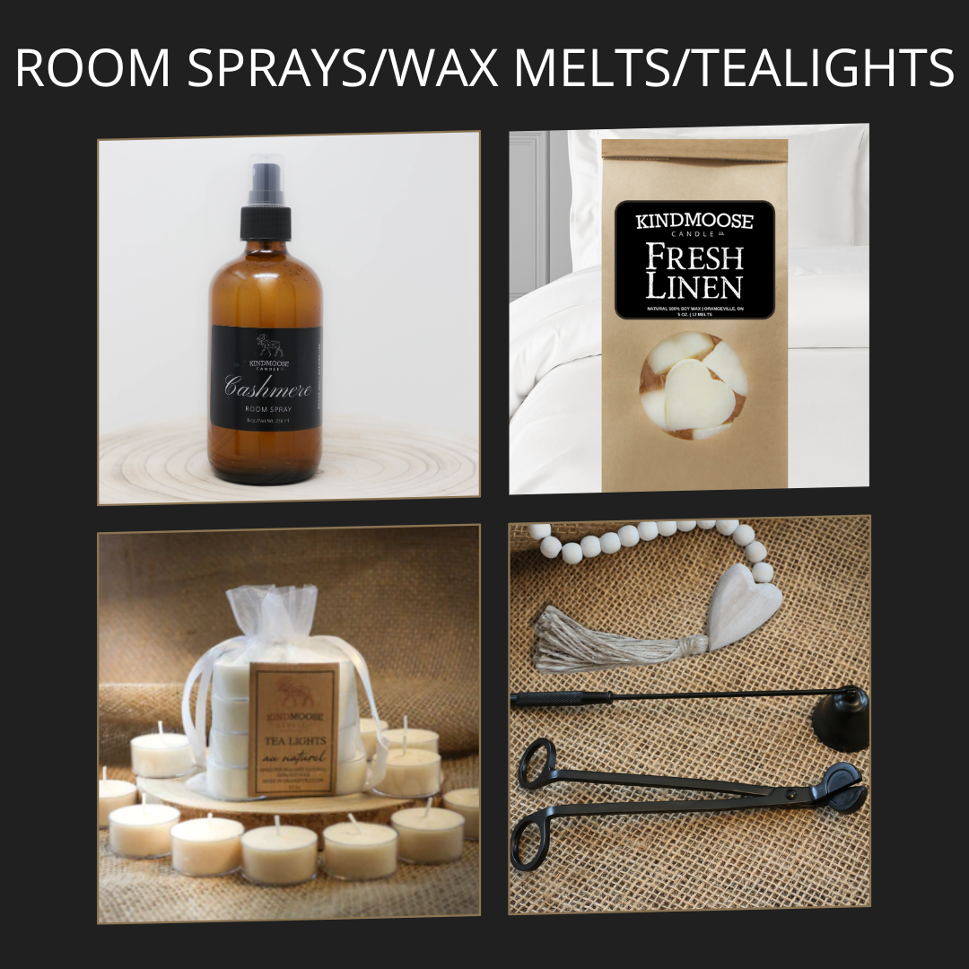 Wax Melts, Tea Lights & Room Sprays