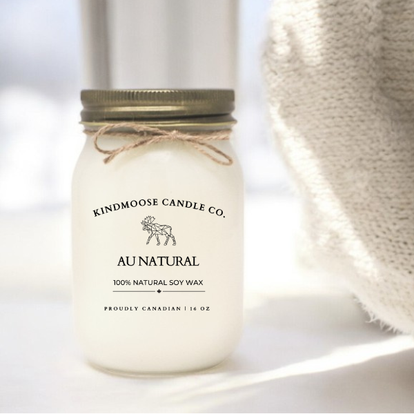 Au Natural  Soy Wax Candle 16 oz