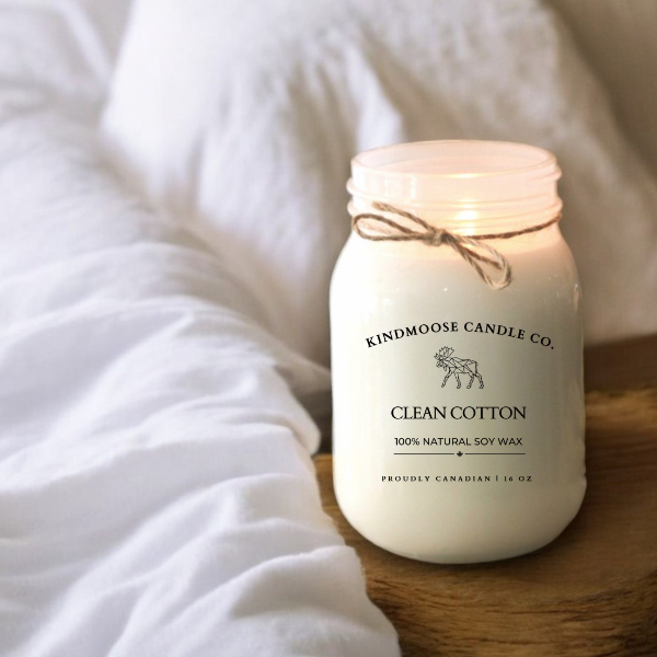 Clean Cotton Soy Wax Candle 16 oz