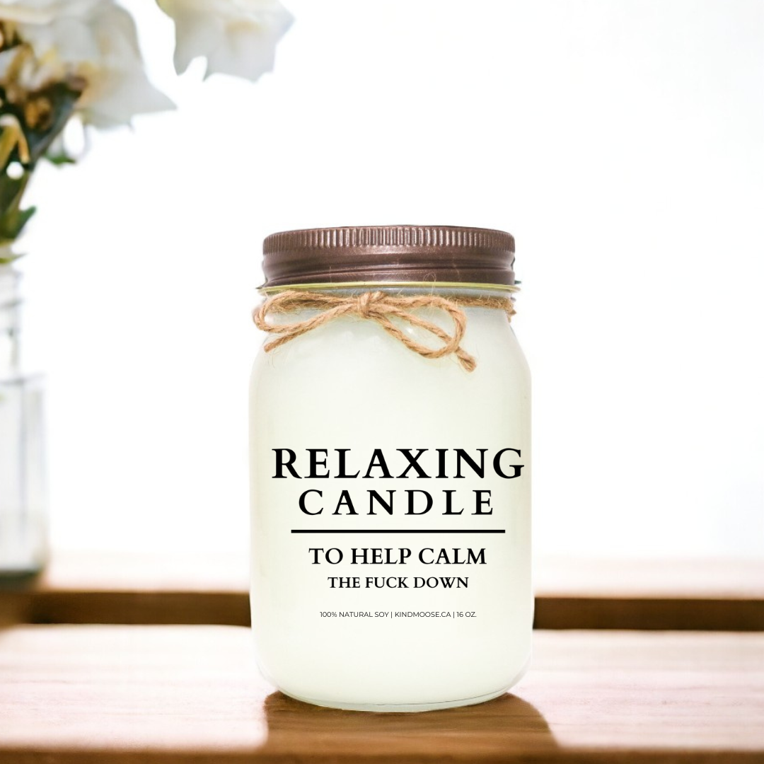 Relaxing Candle, To Help You Calm The F-down