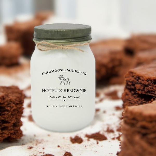 Hot Fudge Brownie Soy Wax Candle 16 oz