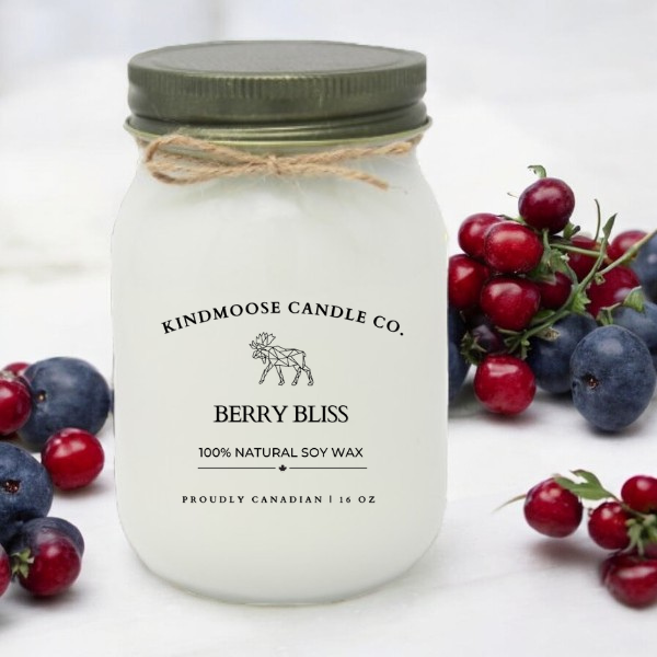 Berry Bliss Soy Wax Candle 16 oz