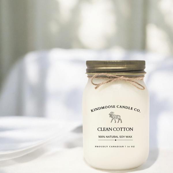 Clean Cotton Soy Wax Candle 16 oz