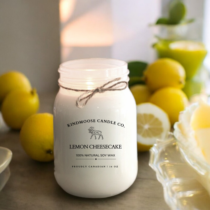 Lemoncheese Cake Soy Wax Candle 16 oz