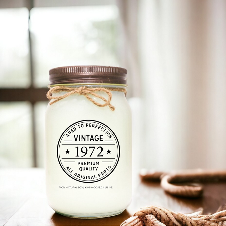 Aged to Perfection - All Original Part, Customizable Birthday Candle