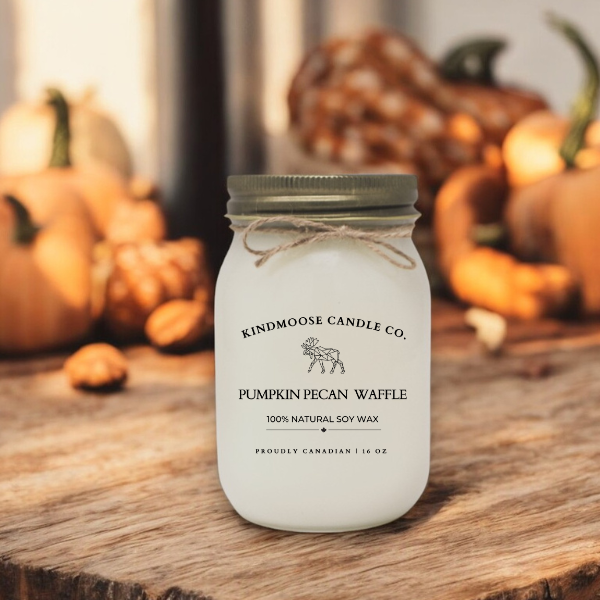 PUMPKIN PECAN WAFFLE Soy Wax Candle 16 oz