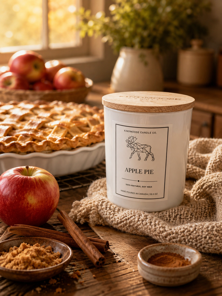 APPLE PIE - Double Wick Soy Candle