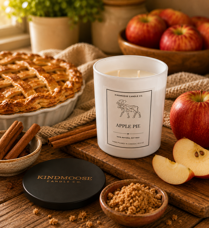 APPLE PIE - Double Wick Soy Candle