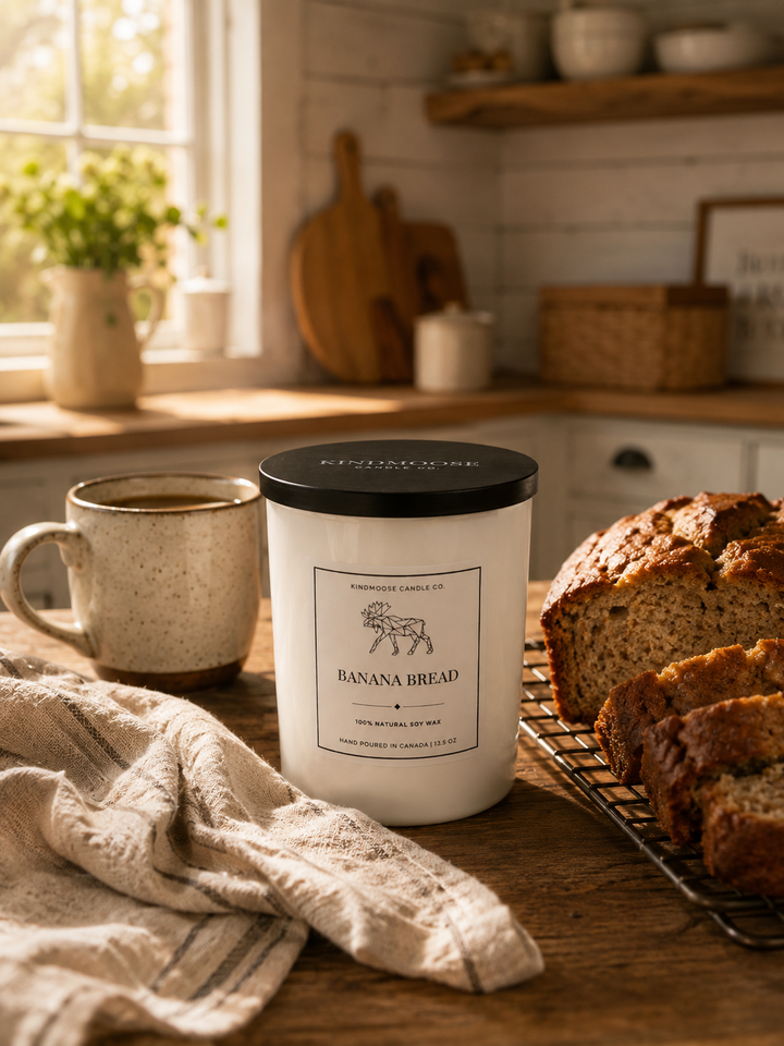 BANANA BREAD - Double Wick Soy Candle