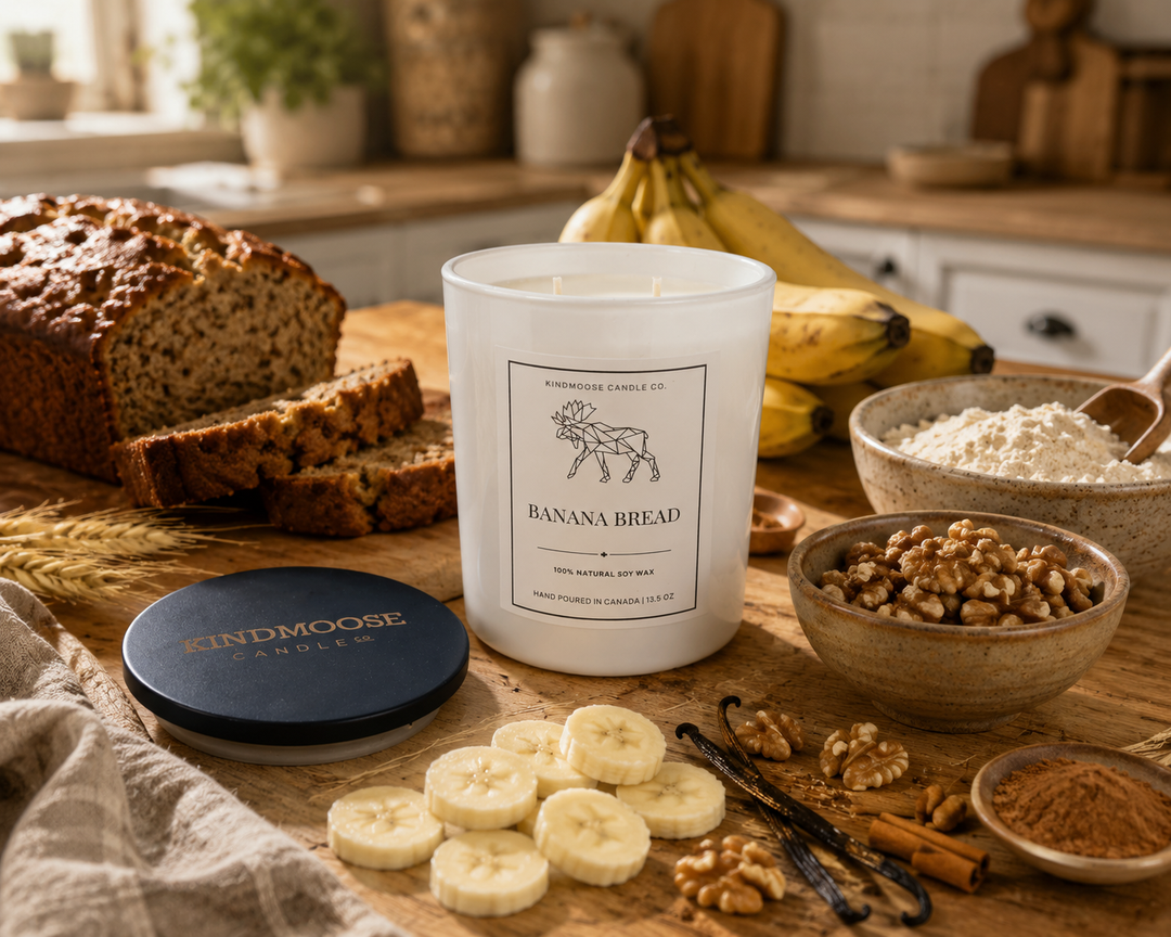 BANANA BREAD - Double Wick Soy Candle