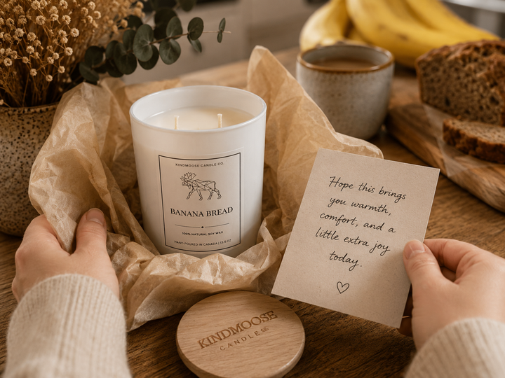 BANANA BREAD - Double Wick Soy Candle
