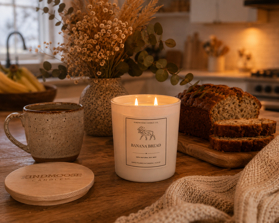 BANANA BREAD - Double Wick Soy Candle