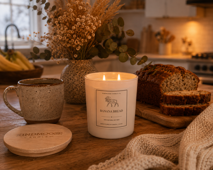 BANANA BREAD - Double Wick Soy Candle