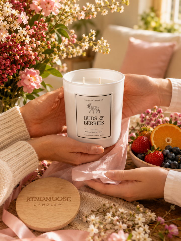 BUDS & BERRIES - Double Wick Soy Candle