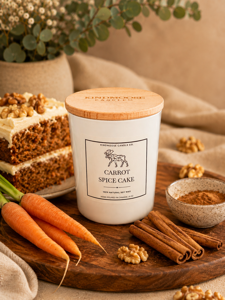 CARROT SPICE CAKE - WHERE WARMTH MEETS ELEGANCE - 6 oz