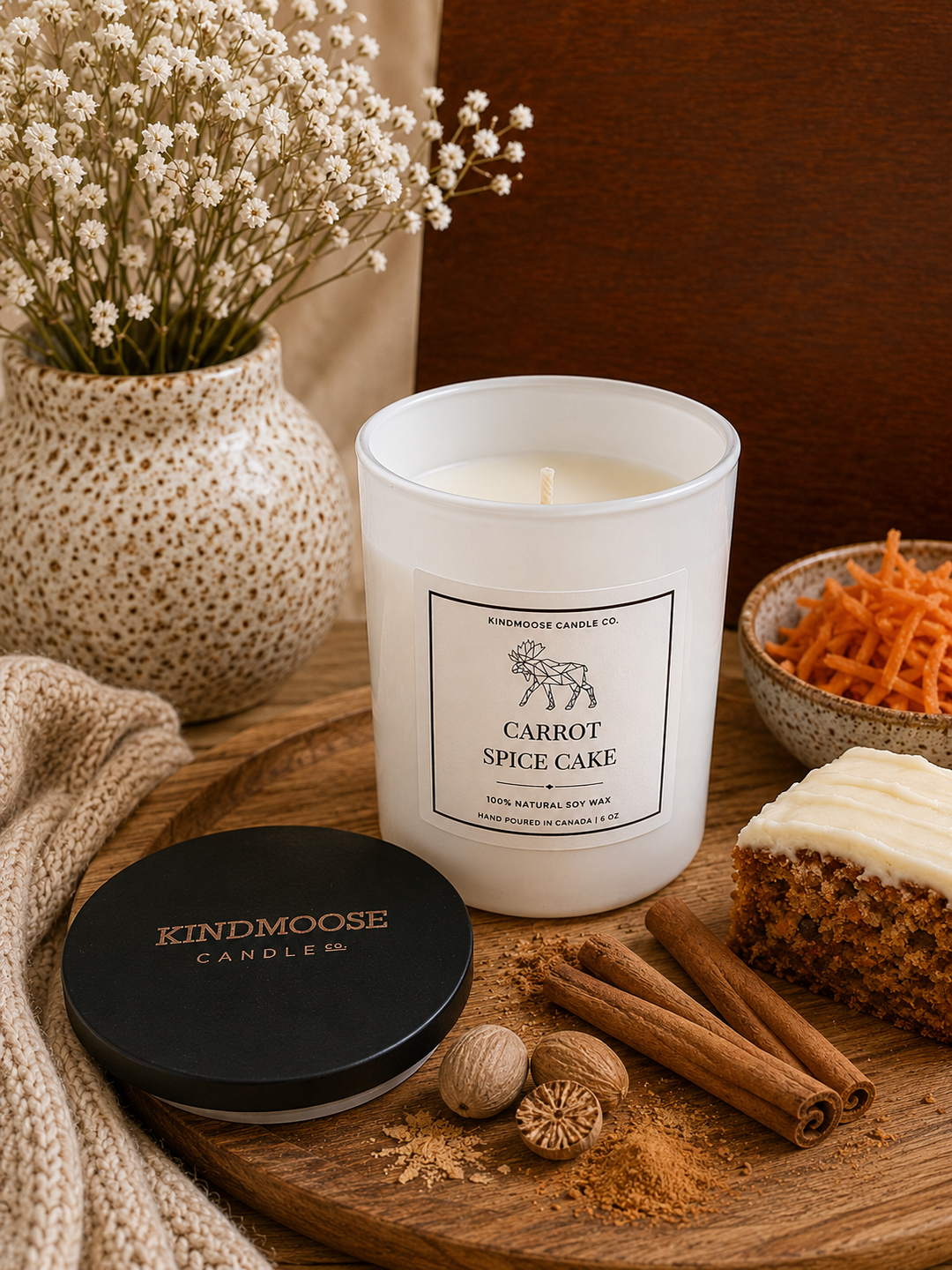 CARROT SPICE CAKE - 6 oz