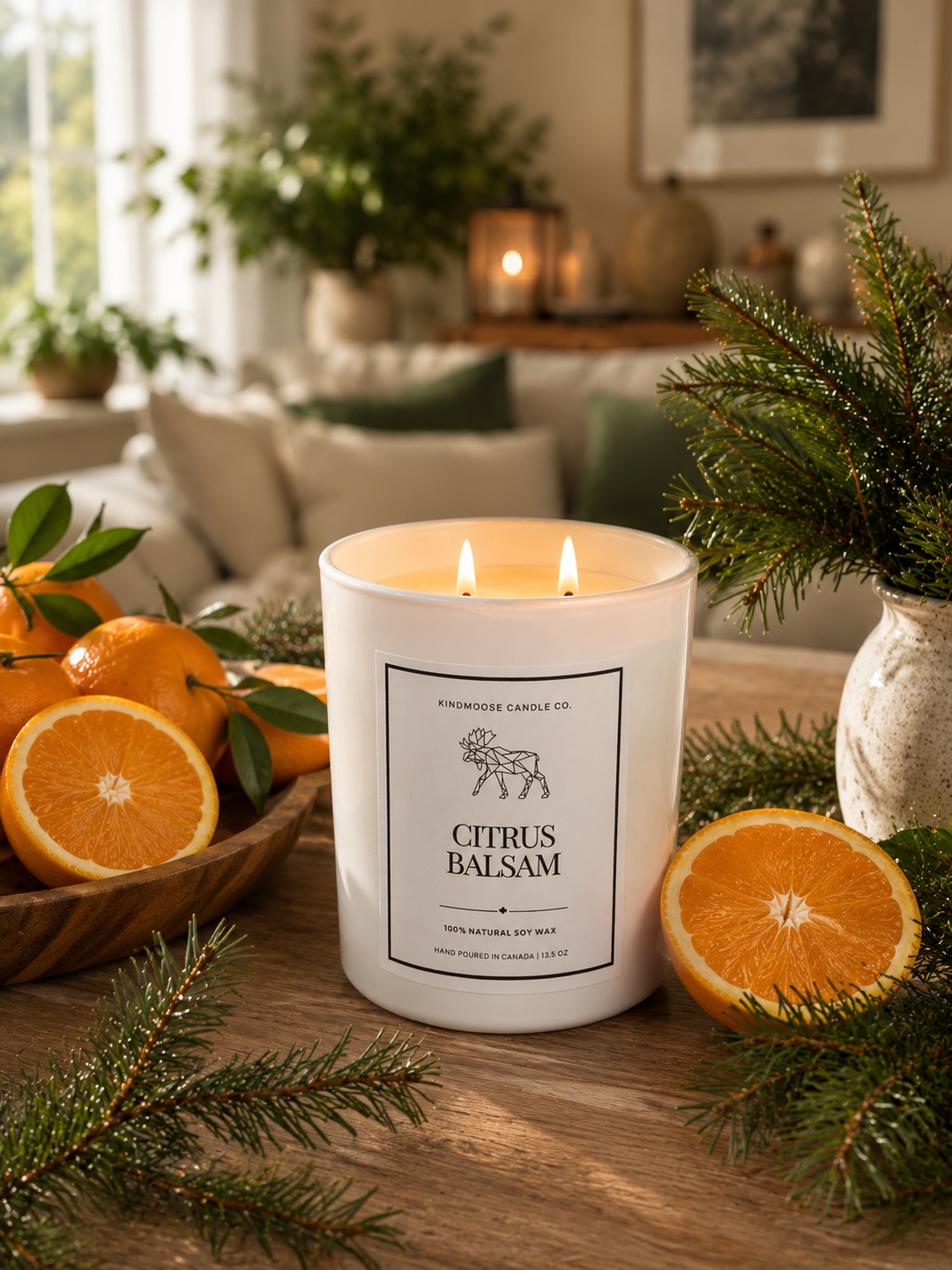 CITRUS BALSAM - Double Wick Soy Candle