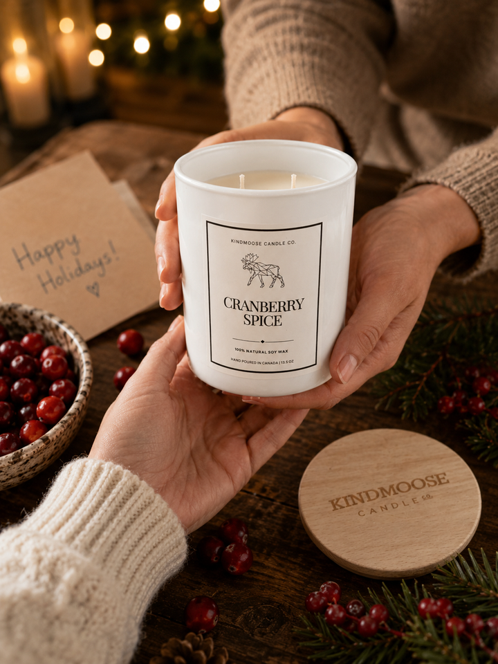 CRANBERRY SPICE - Double Wick Soy Candle