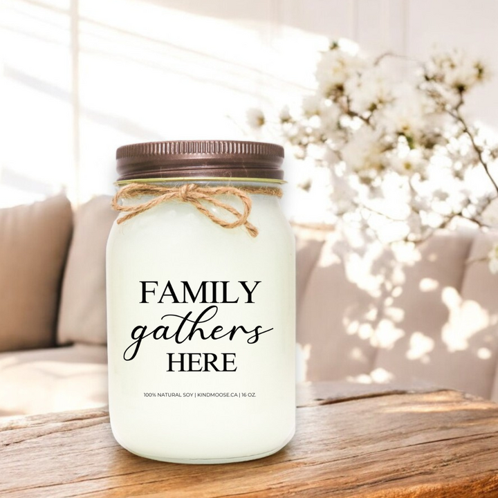 FAMILY GATHERS HERE - 16oz
