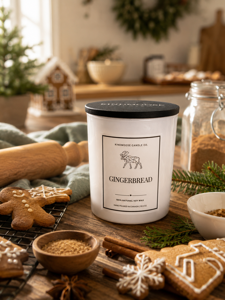 GINGERBREAD - Double Wick Soy Candle
