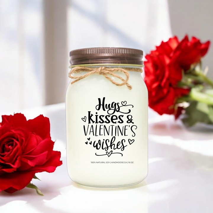 HUGS & KISSES VALENTINES WISHES - 16oz